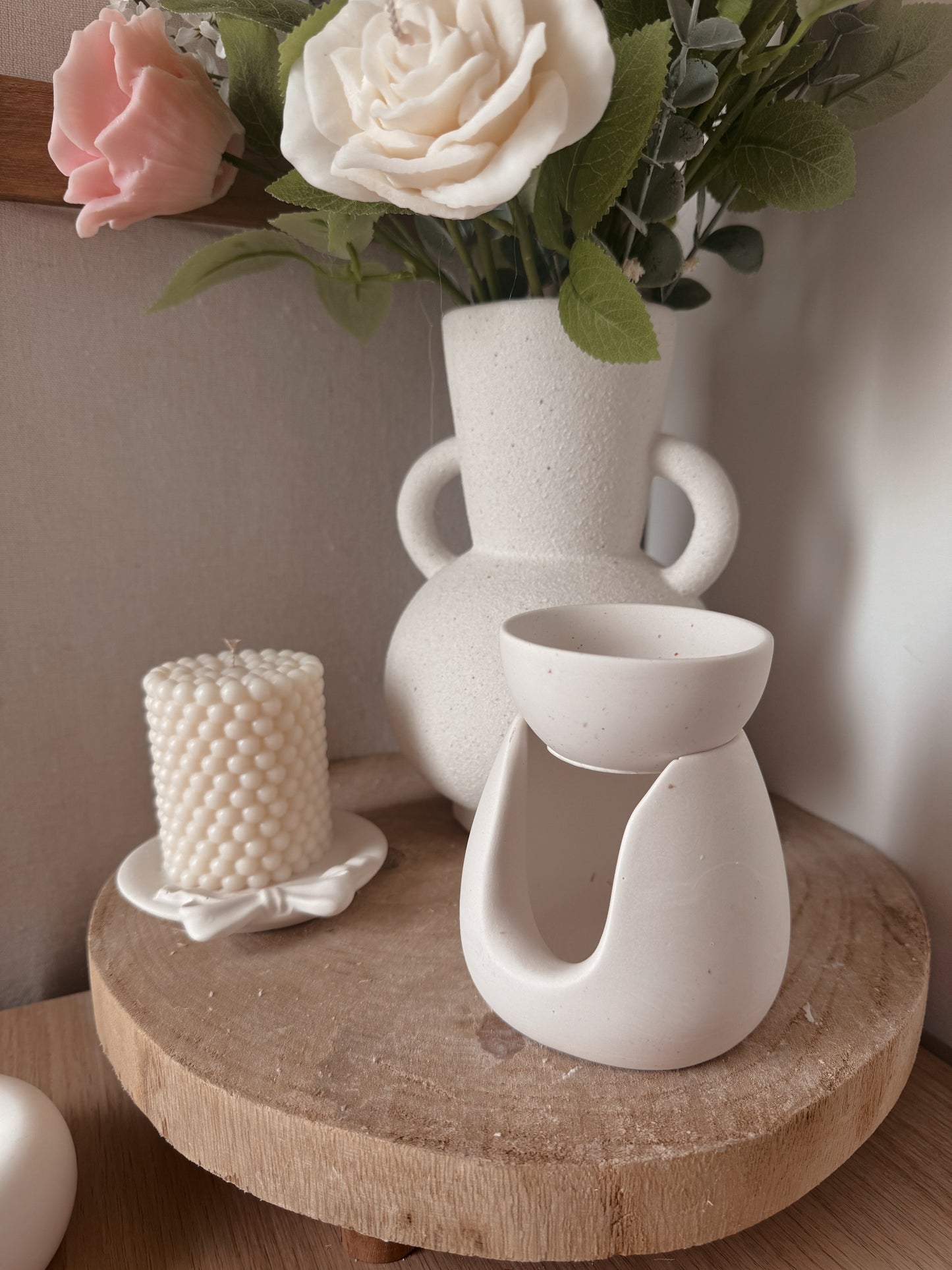 Coffret diffuseur fait main en jesmonite et fondant parfumés