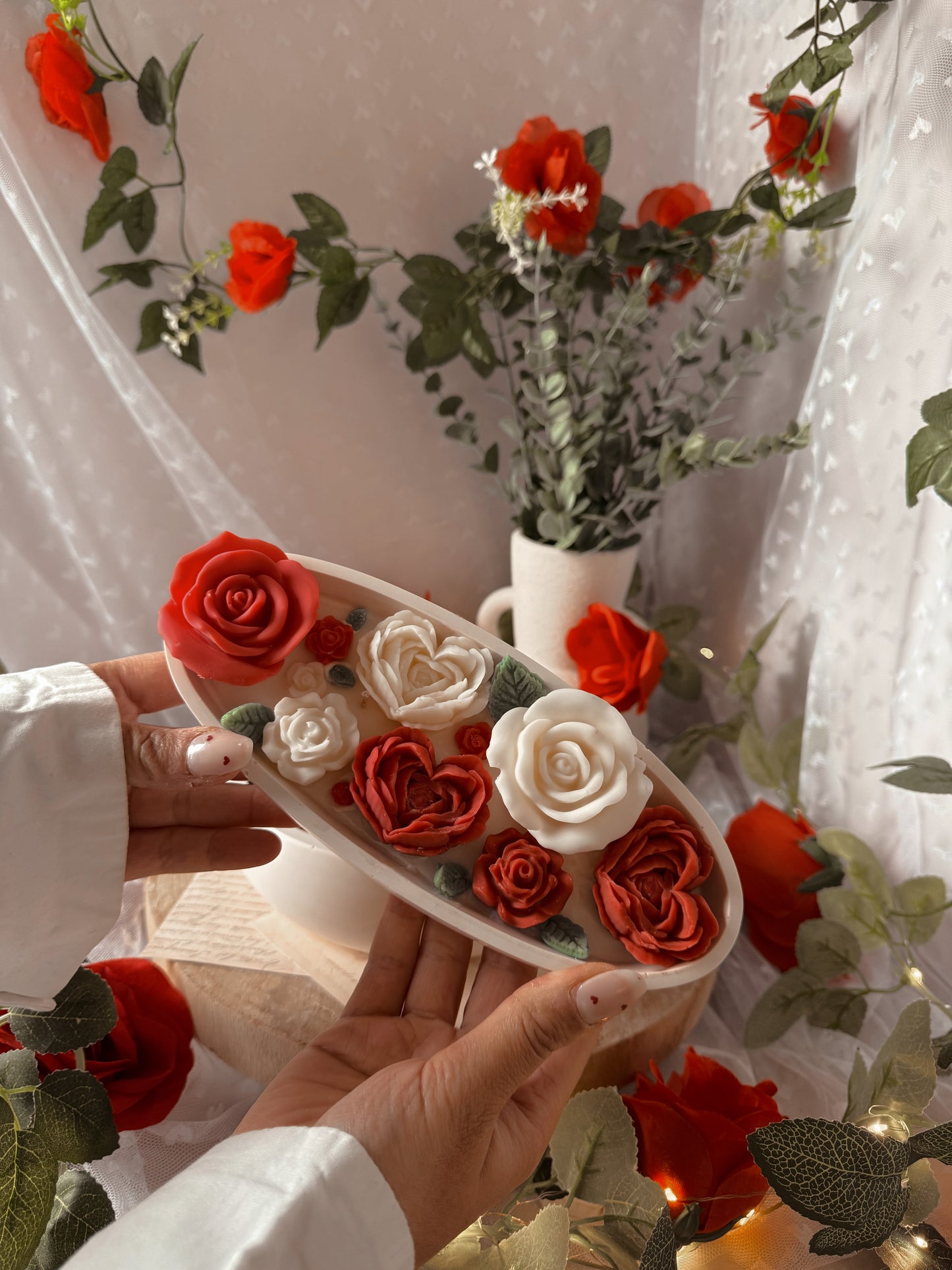 Bougie Centre de table édition limitée Saint Valentin parfum fleur de cerisier