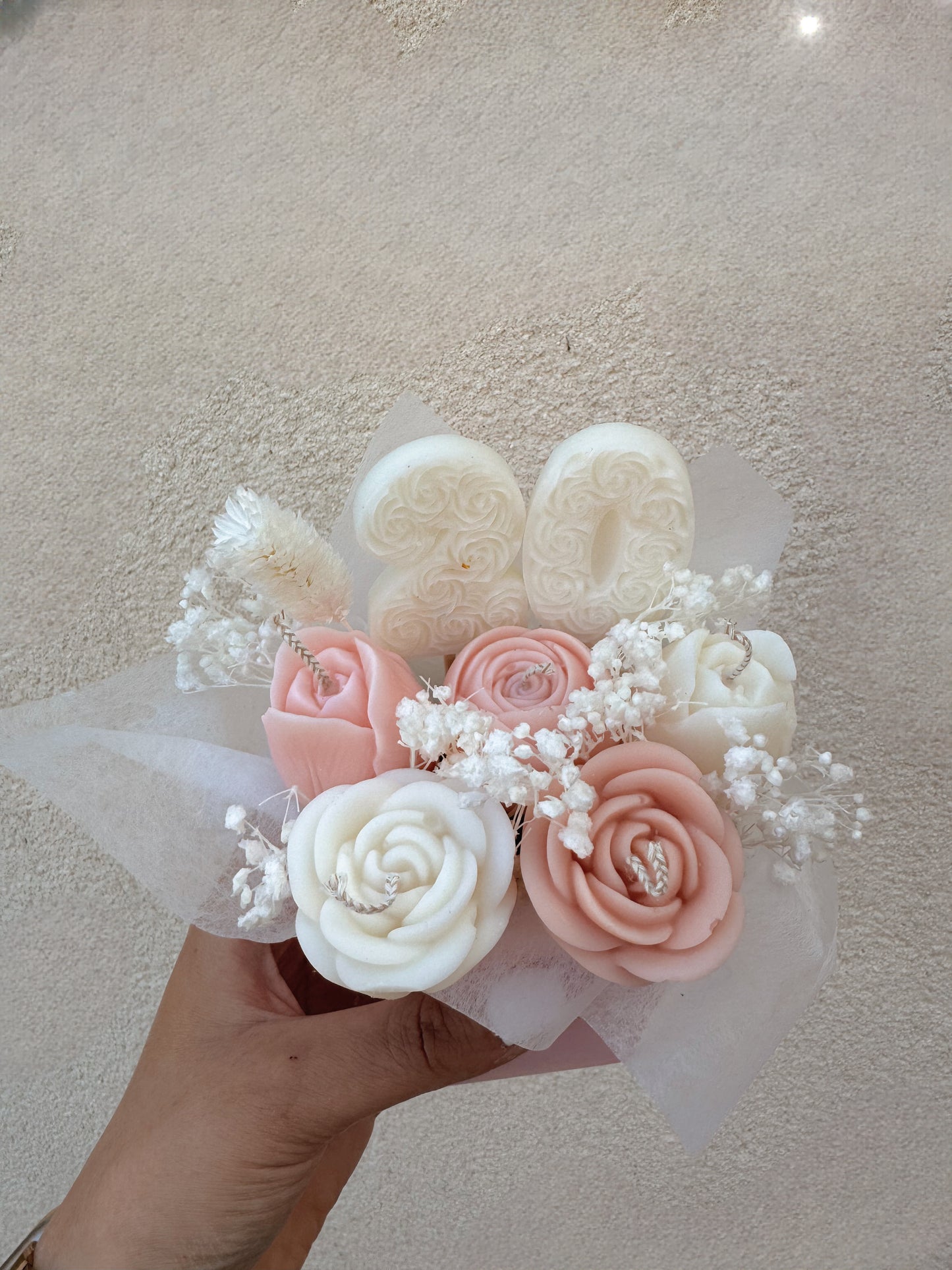 Bouquet Anniversaire personnalisé parfum Rose ancienne