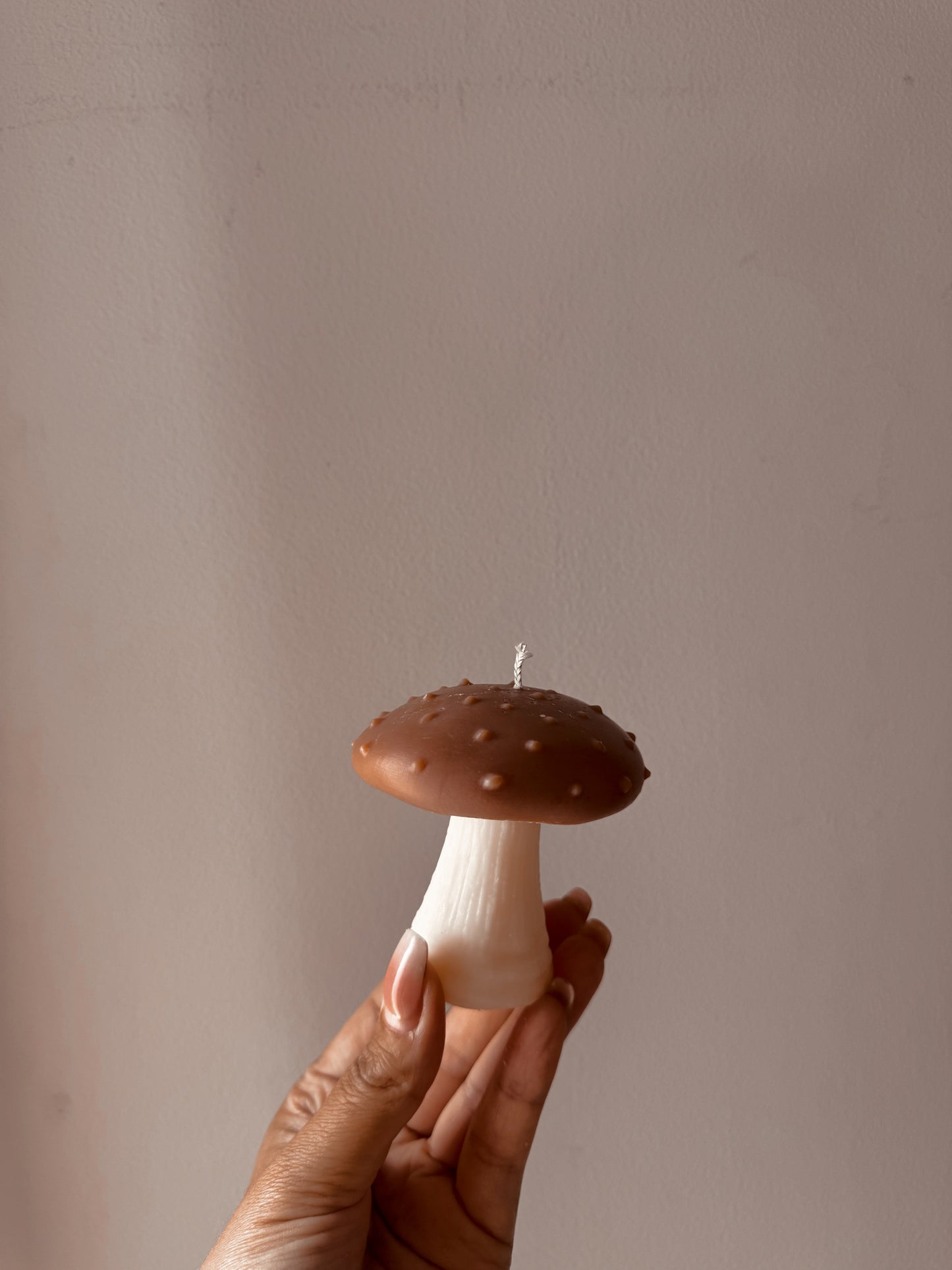 Bougie champignons cire d'olive modèle et senteur aux choix