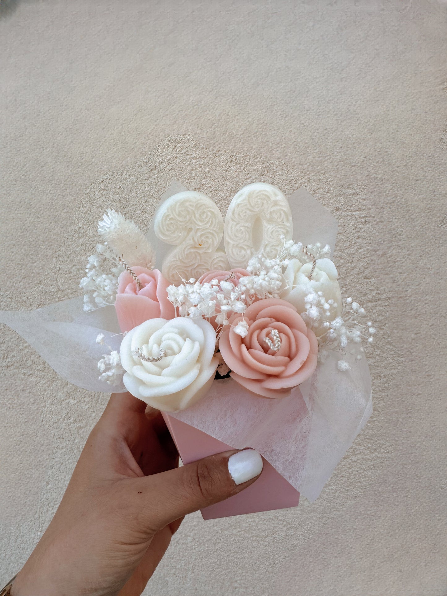 Bouquet Anniversaire personnalisé parfum Rose ancienne