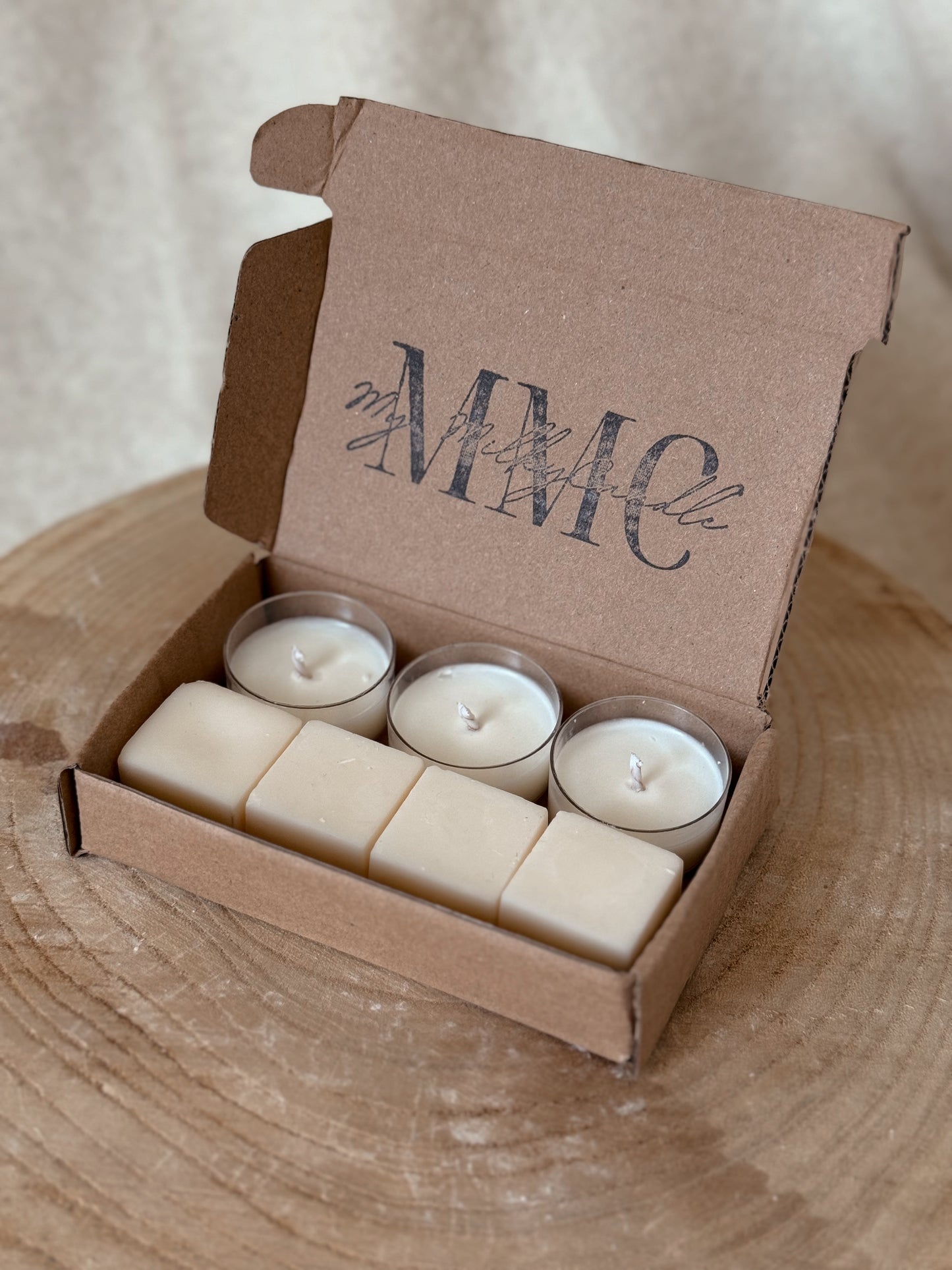 Coffret fondant et bougies chauffe plat pour diffuseur
