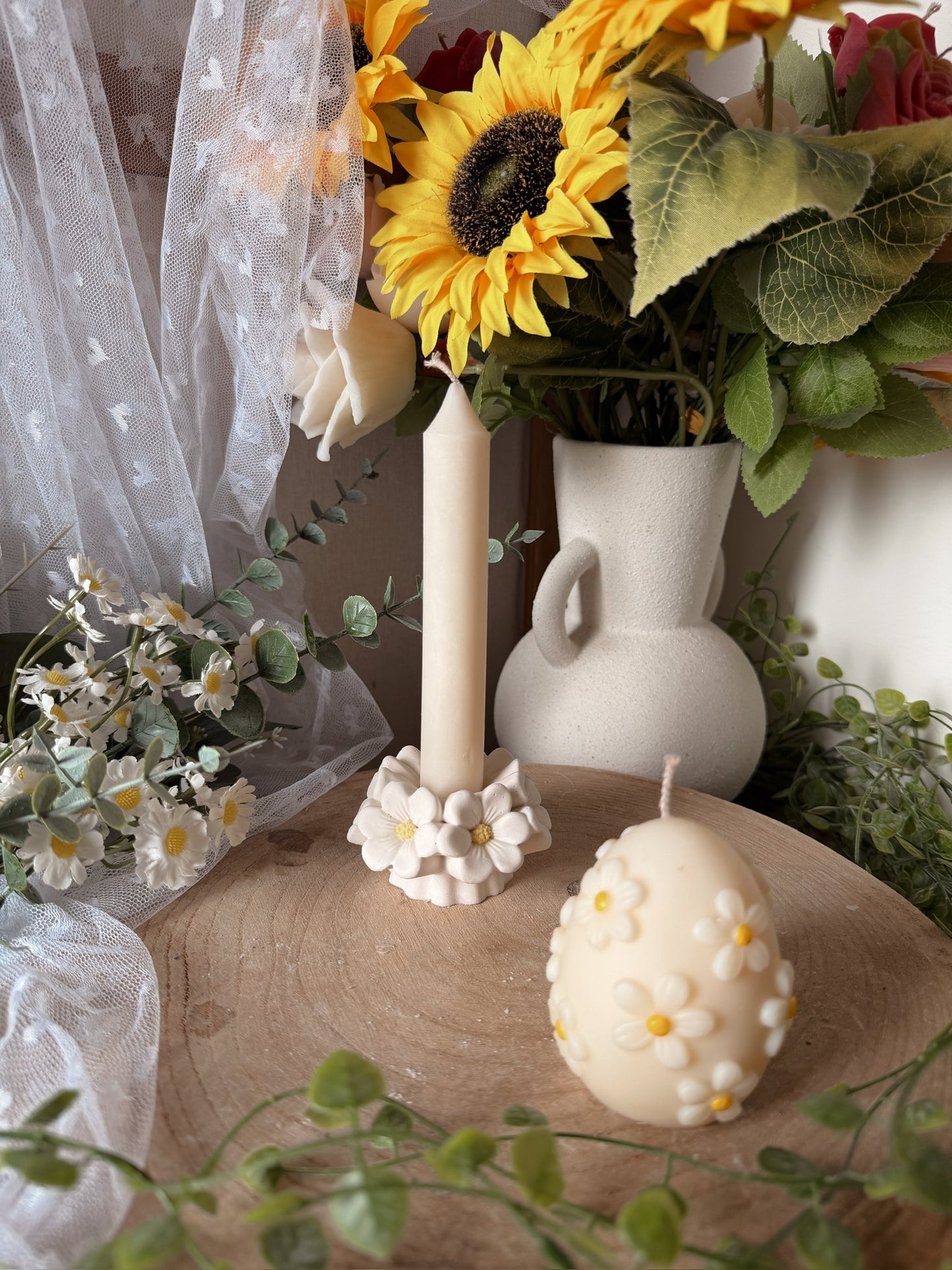 Œufs de Pâques marguerites senteur au choix