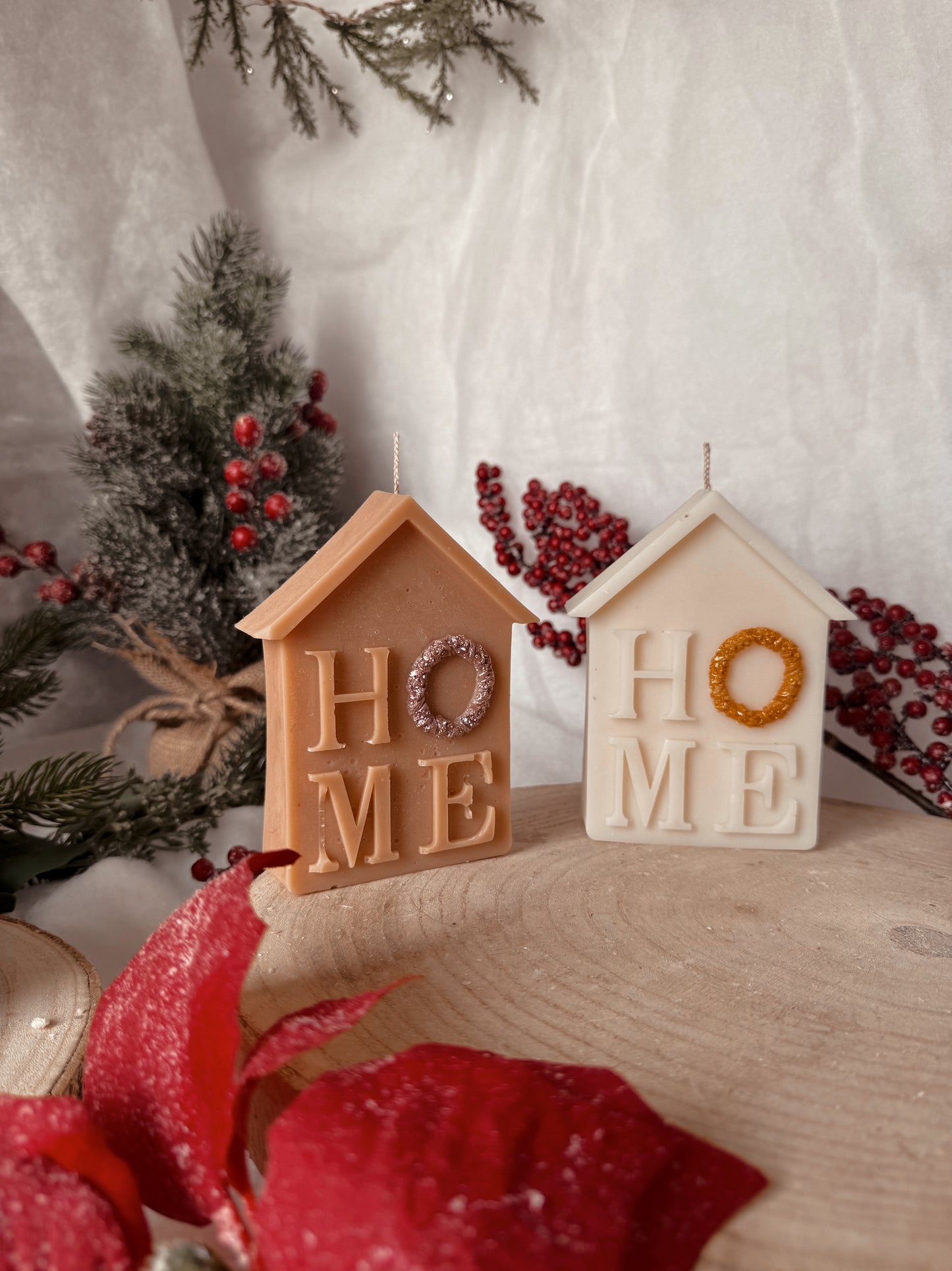 Bougie HOME paillettes coloris et senteur au choix