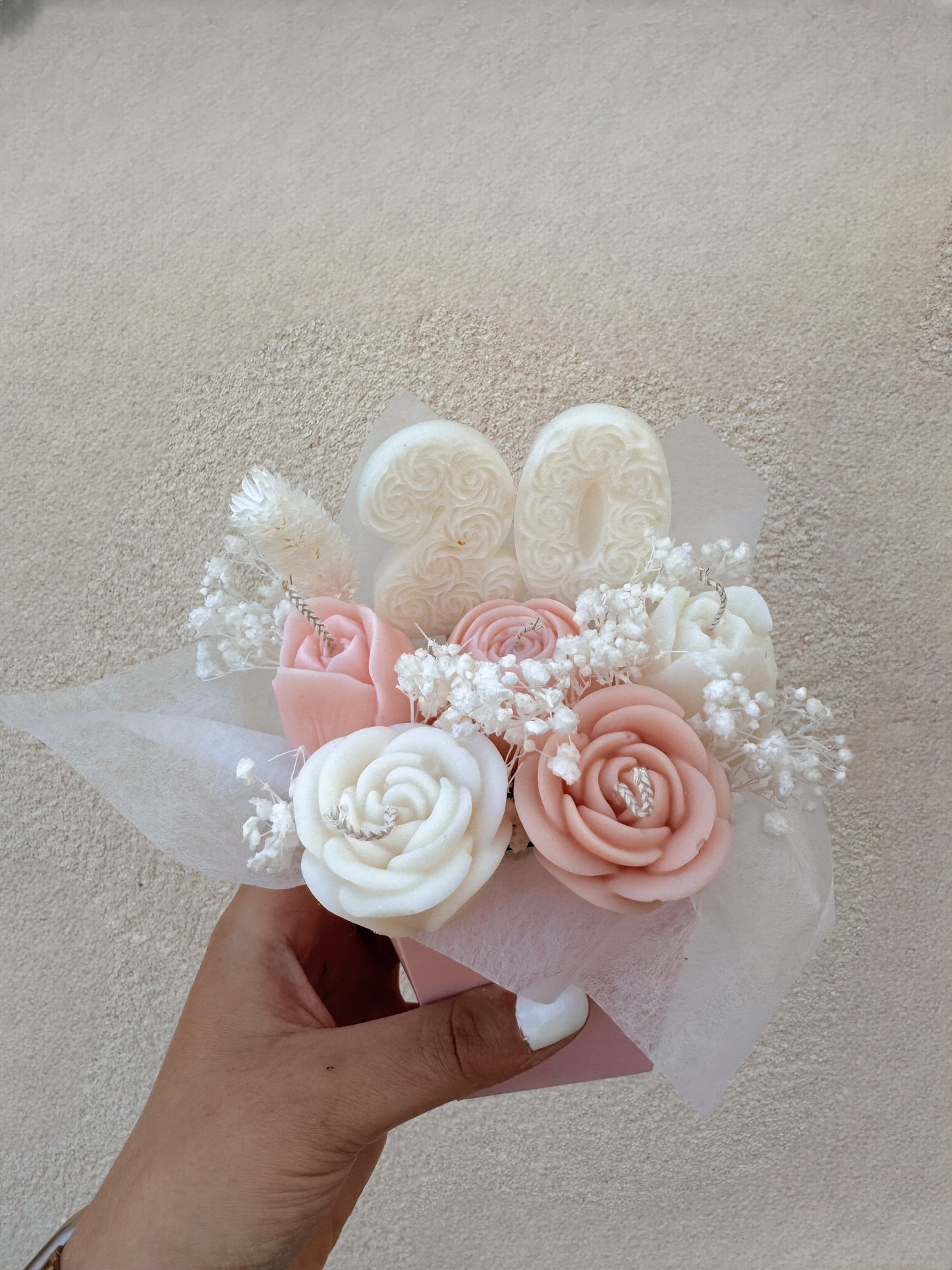 Bouquet Anniversaire personnalisé parfum Rose ancienne