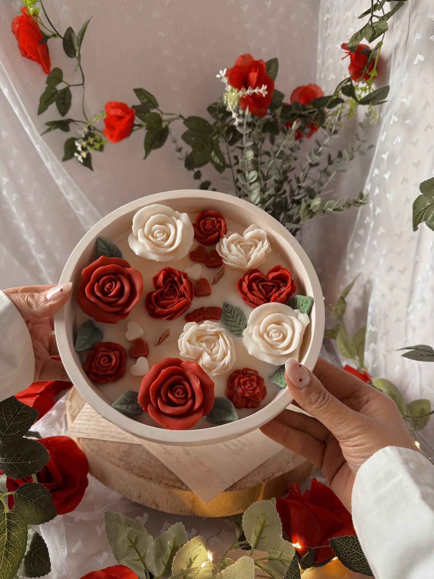 Enorme bougie édition limitée Saint Valentin