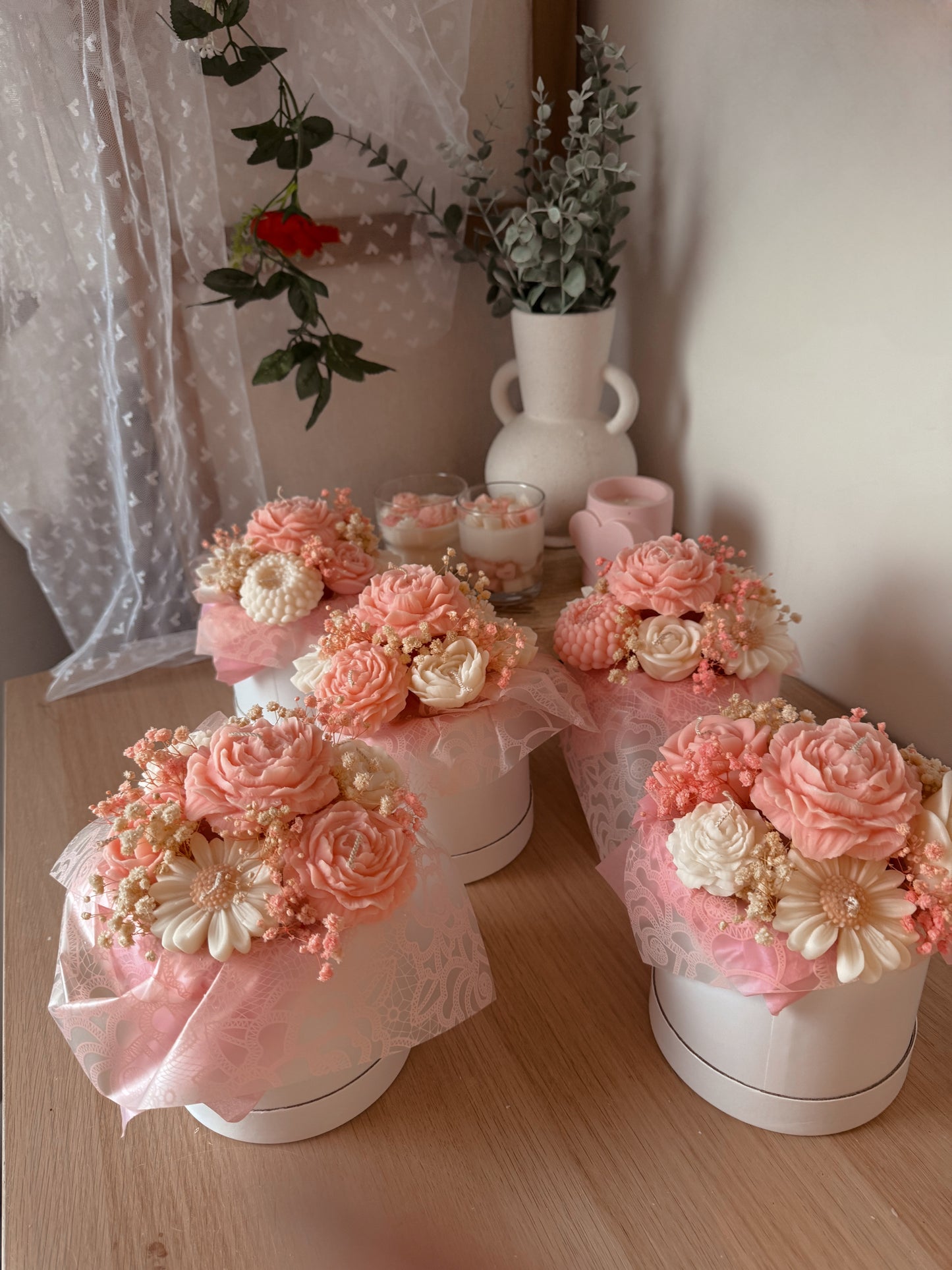 Bouquet éternel rose