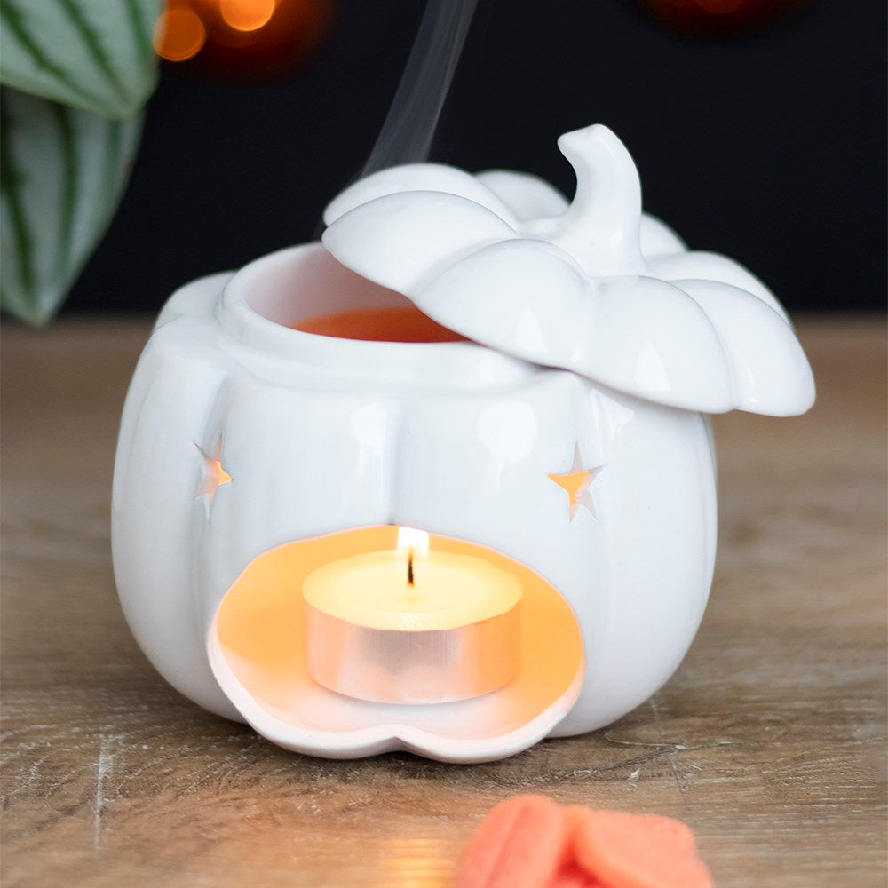 Coffret fondants parfumés et Diffuseur brûle parfum citrouille crème
