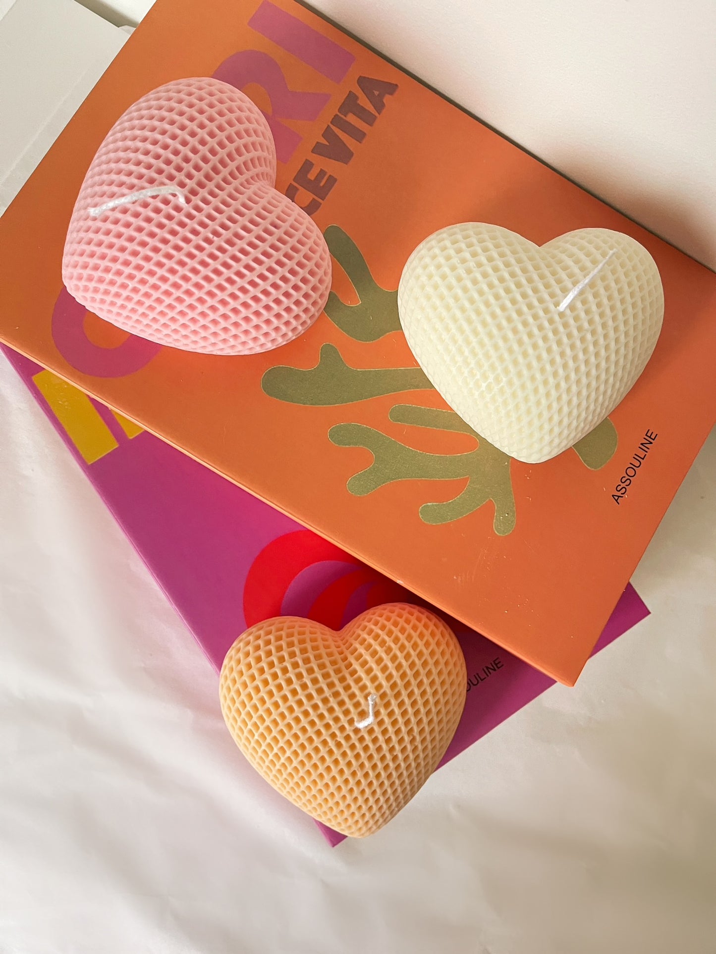 Bougie Love heart coloris aux choix