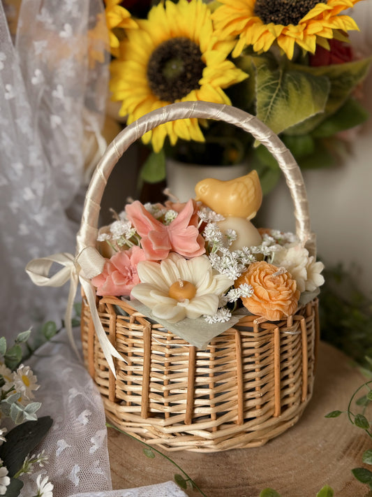 Bouquet de Pâques édition limité Pâques grand panier senteur coquelicot
