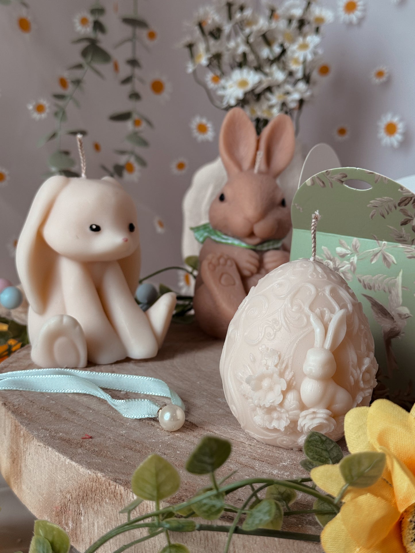 Coffret Œufs de Pâques Ornements Lapin coloris aux choix