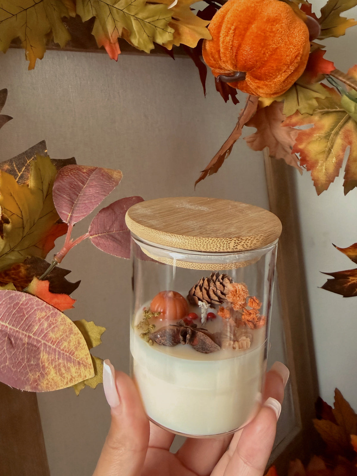Bougie édition automne petit modèle senteur automne gourmand