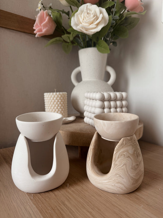 Coffret diffuseur fait main en jesmonite et fondant parfumés