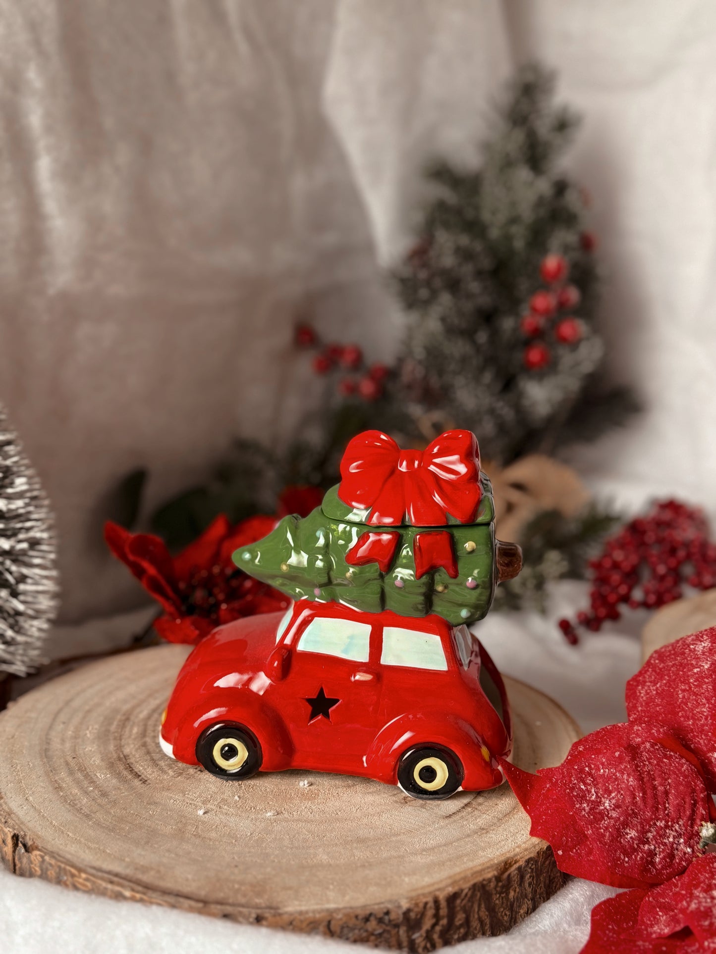 Coffret diffuseur et fondants parfumés voiture de Noël