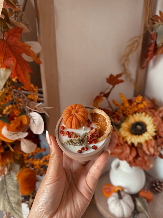 Bougie édition limitée automne modèle petit parfum automne gourmand
