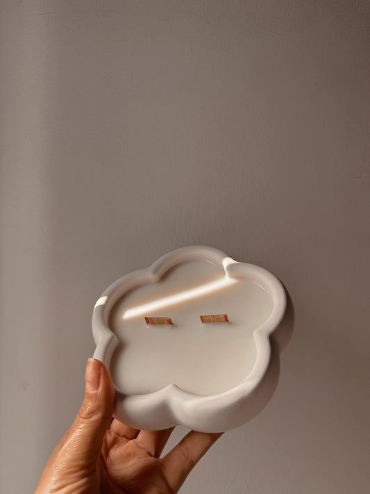 Bougie pot fait main énorme Flower coloris au choix