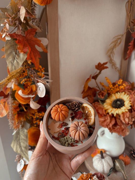 Bougie édition limitée automne modèle moyen parfum automne gourmand