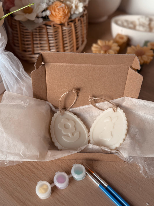 Kit DIY de suspensions parfumées en cire d’olive x2 spécial  Pâques