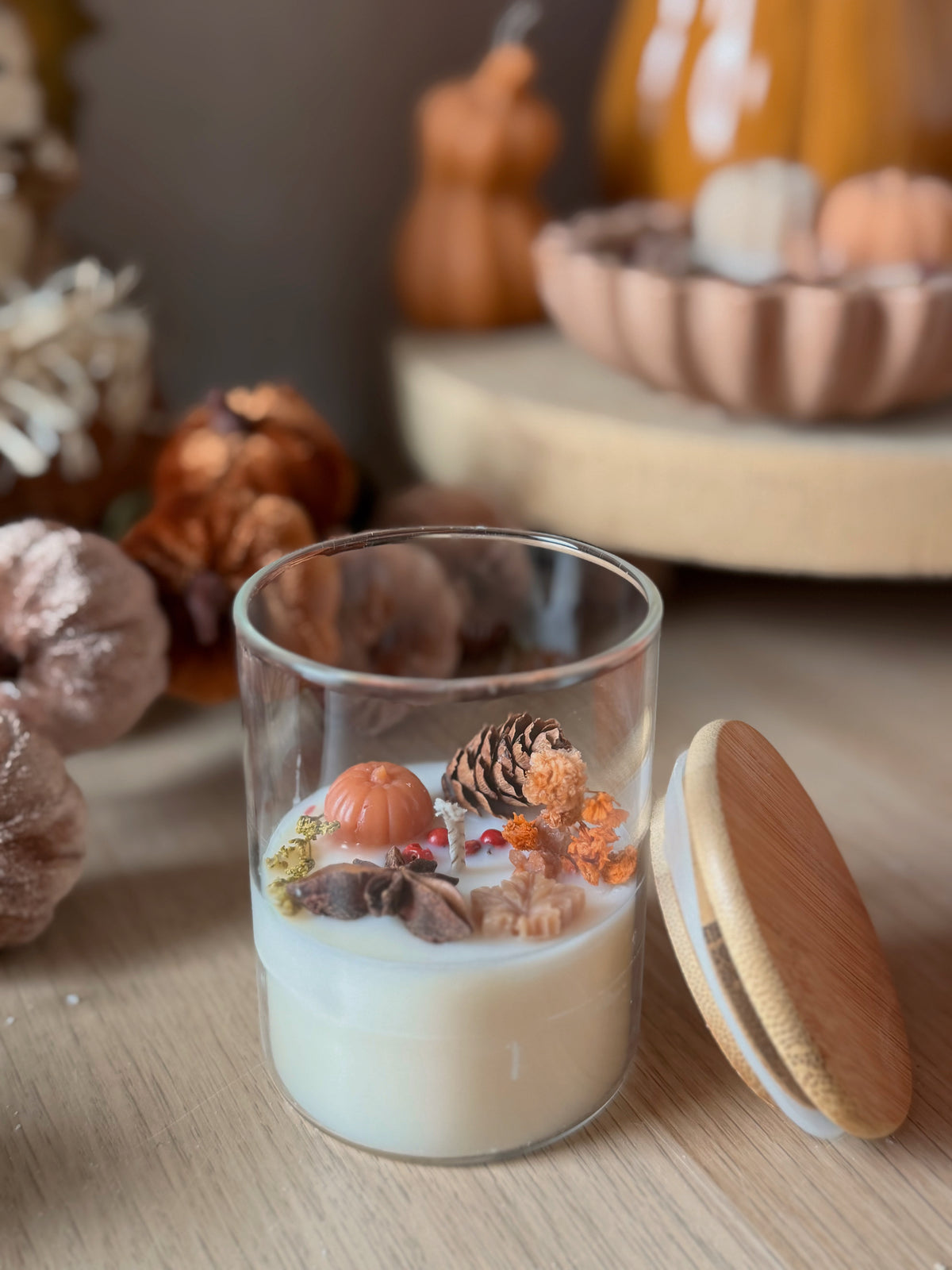 Bougie édition automne petit modèle senteur automne gourmand