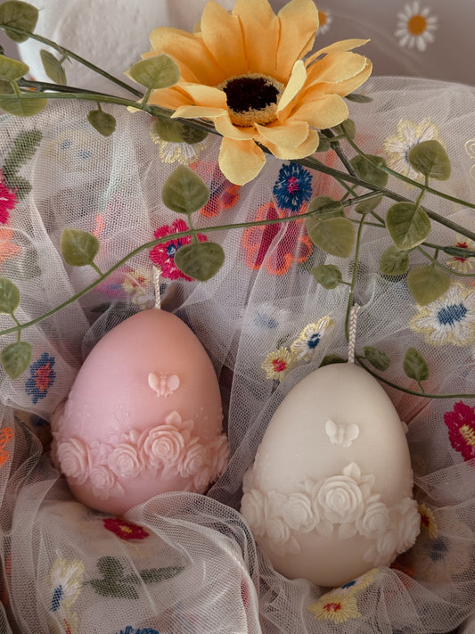 Œufs de Pâques bouquet de roses coloris aux choix