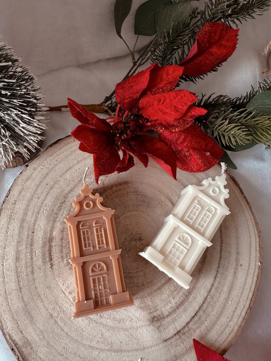 Bougie tower bridge fait main en cire d’olive coloris et senteur au choix