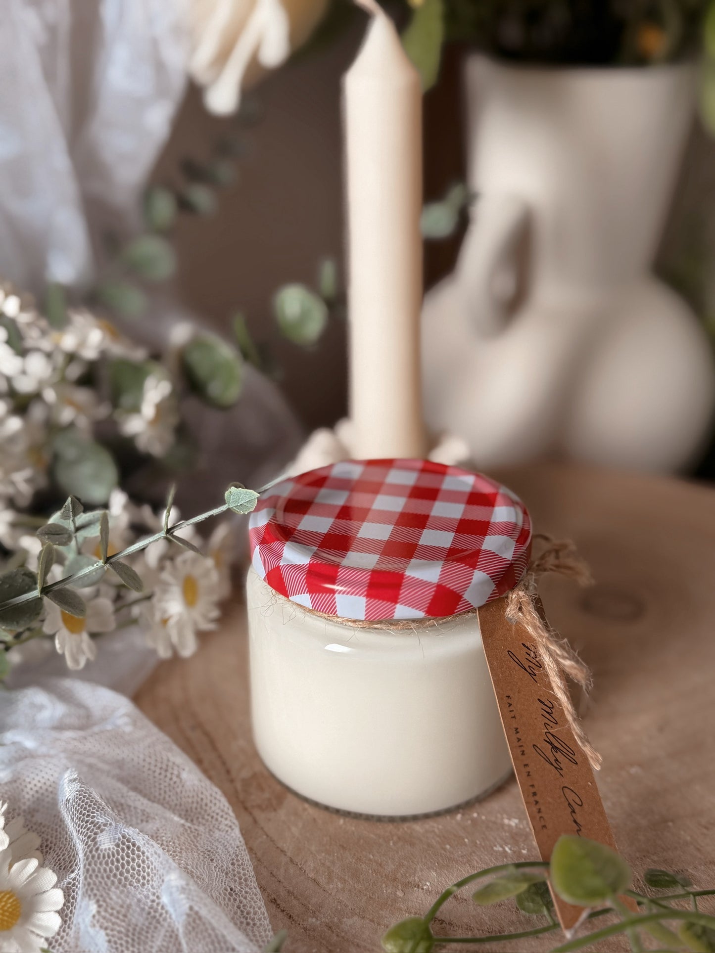 Bougie bocal confiture édition limitée aux senteurs de ma grand mère