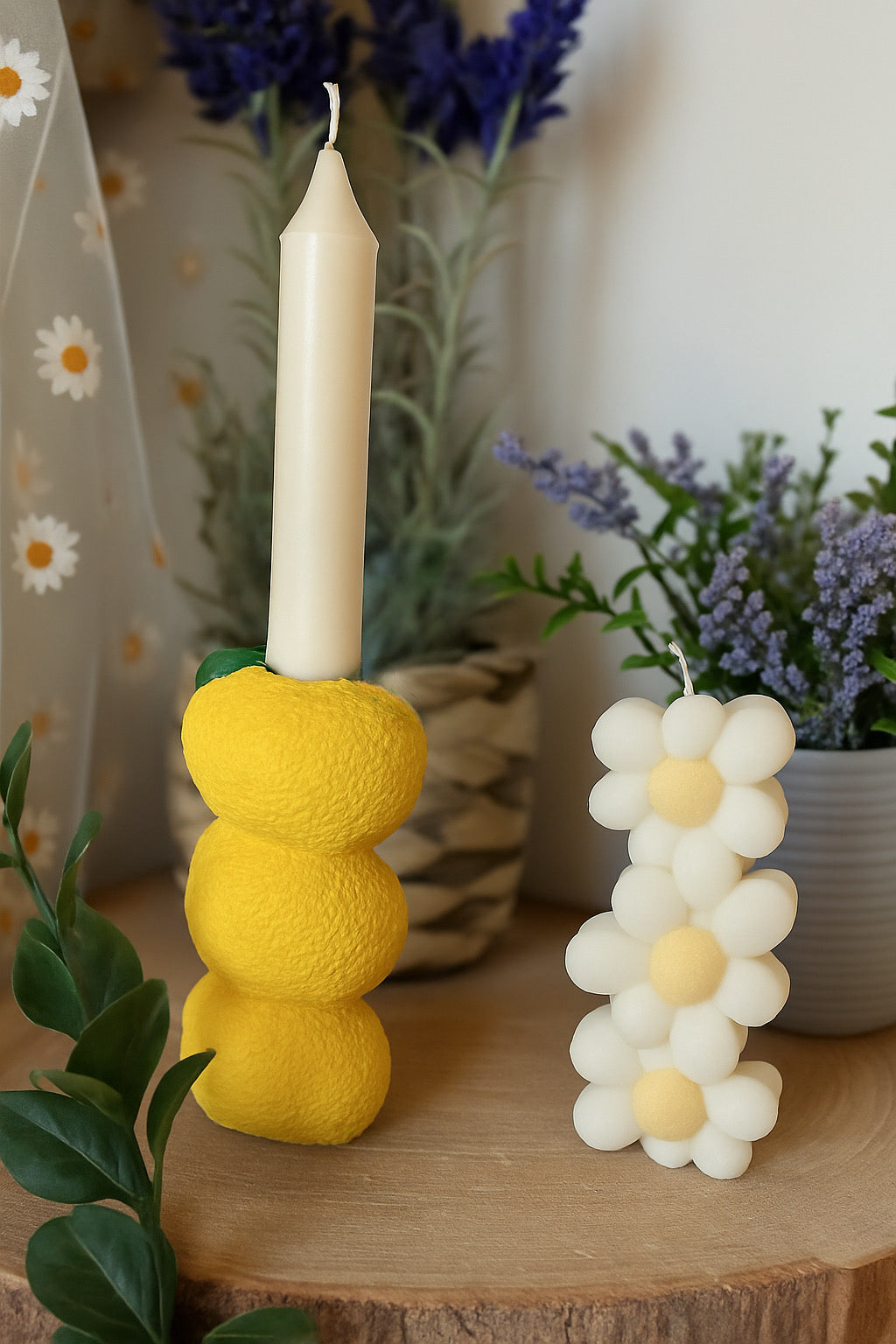 Bougie marguerites montantes
